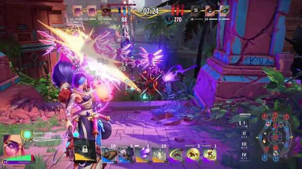 Hay momentos de auténtico caos durante las refriegas, con cantidad de unidades simultáneas en pantalla.