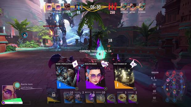 Los spellcasters mejoran atributos a medida que progresan, y podemos escoger entre varias opciones.