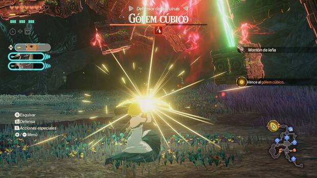 Las acciones especiales nos permiten evitar golpes aparentemente imparables, pero debemos reaccionar a tiempo.