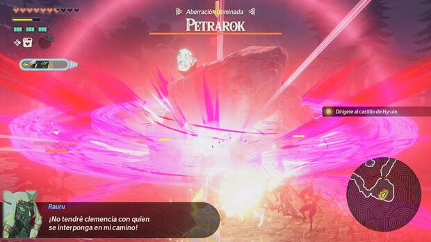 Si un enemigo emite un brillo rojo, eso quiere decir que te espera un ataque contundente.