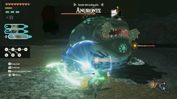 Los enemigos grandes son frecuentes, haciendo que la acción sea aún más espectacular.