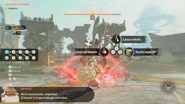 Tenemos un repertorio de acciones personalizable para atacar y contraatacar, los cuales resultan importantísimos.