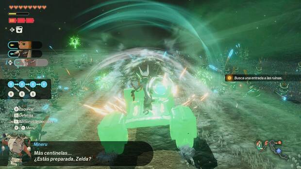 Hay personajes de lo más únicos, como Mineru, con la capacidad de invocar sus propias construcciones.