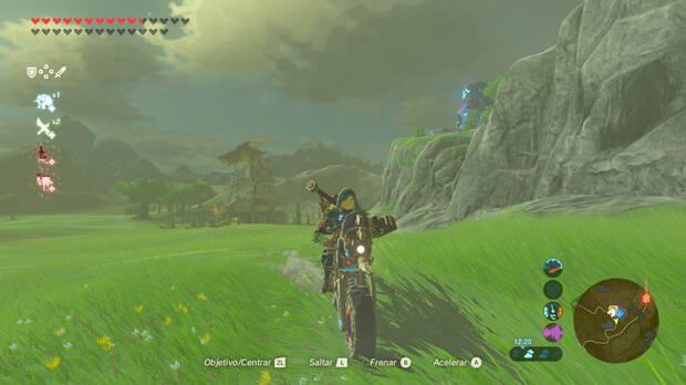 Recorrer Hyrule en una moto capaz de saltar es una experiencia, cuanto menos, peculiar.