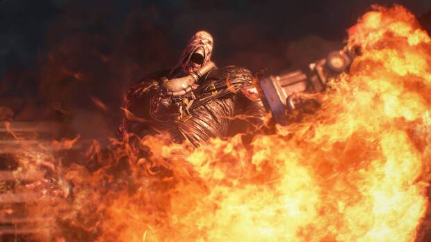 Nemesis es un 'super zombi' que nos persigue insistentemente de principio a fin. Su popularidad fue tal que se rescató para Resident Evil 2: Apocalipsis, la segunda película -en la que también aparecía Jill Valentine-.