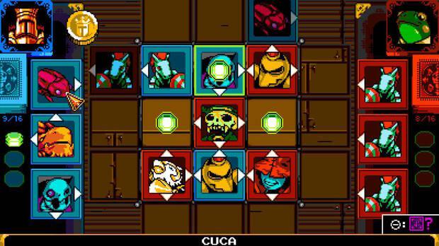 Las partidas de Joustus también incluyen jefes capaces de hacer trampas y puzles en los que resolver una situación con un único movimiento.