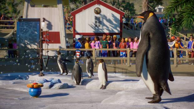 El precioso pingüino rey, una de las incorporaciones de este DLC.