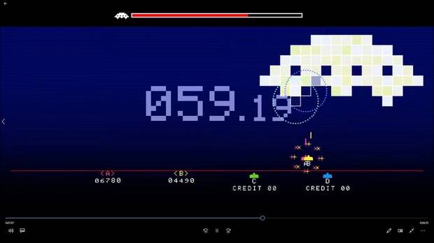La versión de 'Space Invaders' llamada 'Gigamax 4 SE' resulta muy curiosa y bastante adictiva… siempre que juguemos acompañados, porque en solitario pierde mucho.