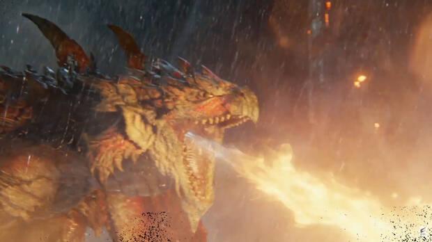 Rathalos y Diablos son solo dos de los monstruos que aparecen de manera fotorrealista en la película.
