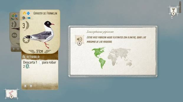 Winsgpan cuenta con un extra que nos da más información de las aves que hemos jugado en las partidas.