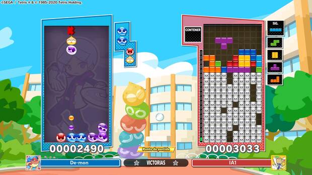 Limpiar la mayor cantidad de líneas o bloques en una jugada es la diferencia entre jugar y jugar bien: inundarás a tu oponente con mucha basura.