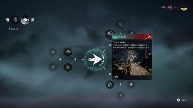 Cada habilidad que consigue Antia supone un nuevo �rbol de habilidades para modificar su comportamiento y las sinergias con Red.