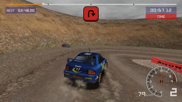 Las indicaciones var�an seg�n la dificultad de cada curva y cuentan con voces solamente en ingl�s.