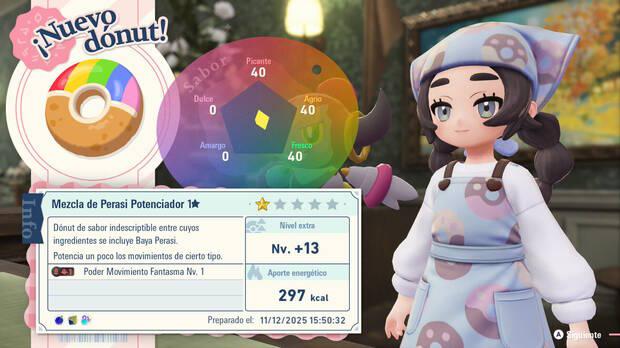 Echamos en falta un listado de los efectos de los dónuts, que potencian estadísticas o hacen aparecer Pokémon variocolor.