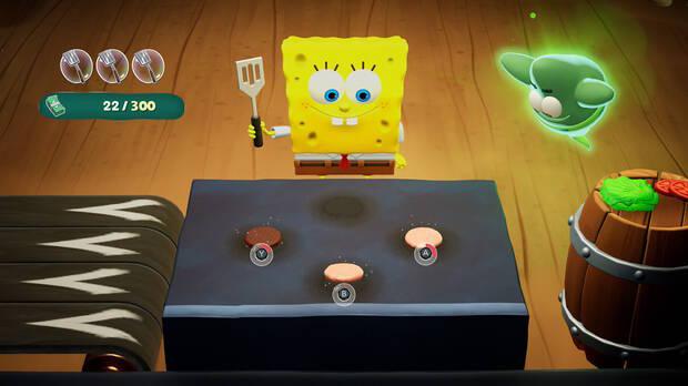 Por supuesto que hay un minijuego de cocinar hamburguesas.