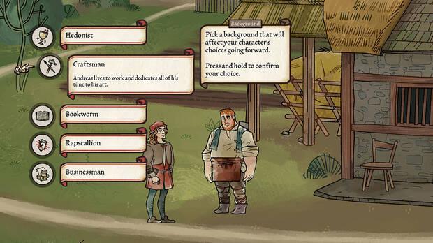 Pentiment cuenta con un narrador que permite que lo puedan jugar las personas ciegas.