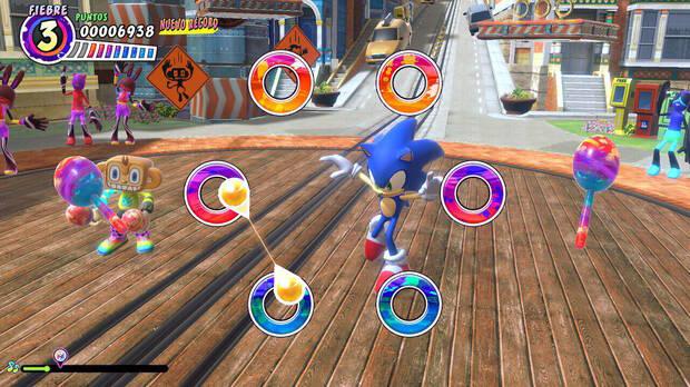 El catálogo incluye los temas 'Fist Bump', de Sonic Forces, y 'Escape From the City', de Sonic Adventure 2.