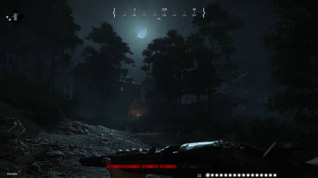 El mapa de 'Hunt: Showdown' luce mucho más espectacular en el modo nocturno.