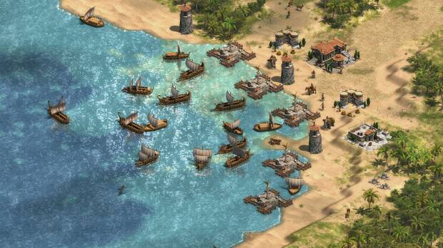 La guerra naval tiene mucha importancia y protagonismo en ciertos mapas.