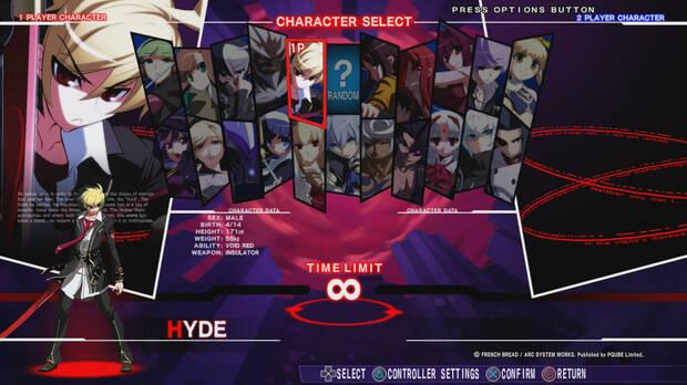 'Exe:Late[cl-r]' aade un nuevo personaje. Si bien no es una plantilla enorme, nos llevar tiempo dominar a todos ellos.