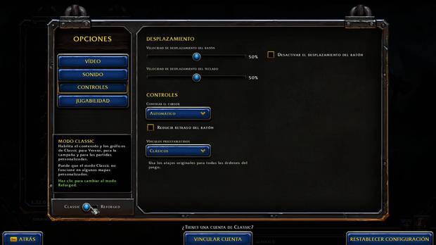 Podemos cambiar a golpe de clic entre los gráficos 'reforjados' y los clásicos. El problema es que los compradores del juego original se han visto afectados por las ausencias que hemos comentado en el multijugador.
