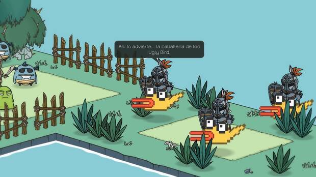 El juego es simpático en todo momento, y hay muchos homenajes a otros títulos y productos de la cultura pop.