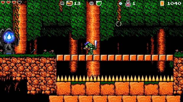 Imita muy bien el estilo de las producciones de 8 bits, aunque evidentemente todo se ve más nítido y funciona de forma más fluida.
