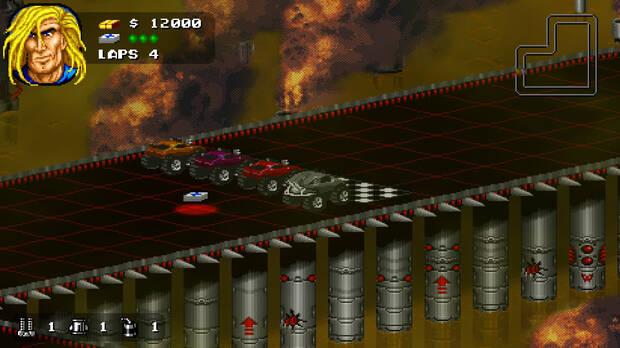 La Definitive Edition de 'Rock n' Roll Racing' mantiene el aspecto retro, pero ha mejorado, y la banda sonora ahora suena como debería.