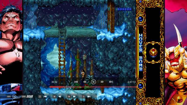 'Blackthrone' de 32X cambia los gráficos y la calidad del sonido. En la captura, se puede ver la opción de ver gameplay y saltar directamente al momento en que deseemos.