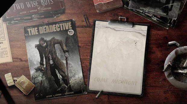 Entre cada capítulo la historia avanzaría con una especie de cómic inspirado por el estilo de los años 40, algo que podemos ver en esta idea para el menú principal.