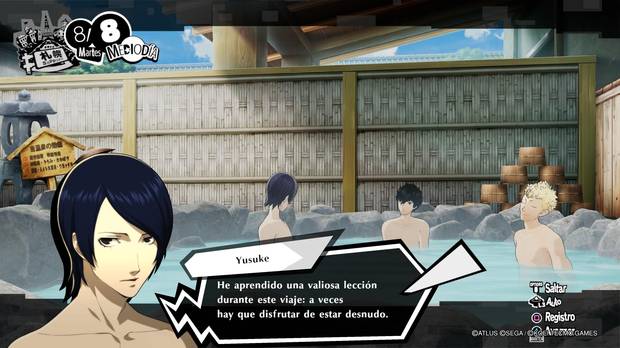 Yusuke y sus grandes lecciones de vida. Podemos aseguraros que no os va a faltar el humor a lo largo de todo el juego.