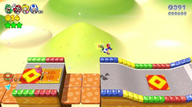 'Super Mario 3D World' es equivalente a diversión pura y dura, especialmente si lo jugamos en compañía.