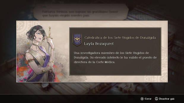 Hay tantos personajes que se nos da la opción de ver una ilustración de los más importantes para identificarlos fácilmente.
