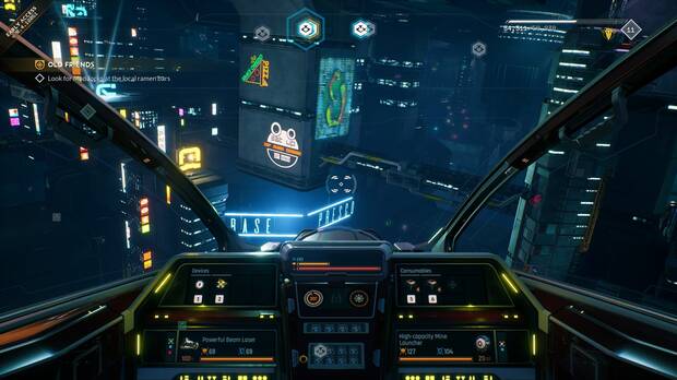 Se puede jugar en primera persona atendiendo al cuadro de mandos, único para cada nave.