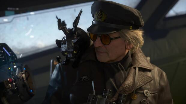 El legendario director de cine George Miller presta su imagen a uno de los nuevos personajes del juego, el capitán de la nave DHV Magellan, que va acompañado de un extraño gato negro impregnado de chapapote y con alas.