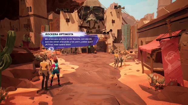 Los escenarios est�n repletos de referencias, chistes y decoraciones exageradas.