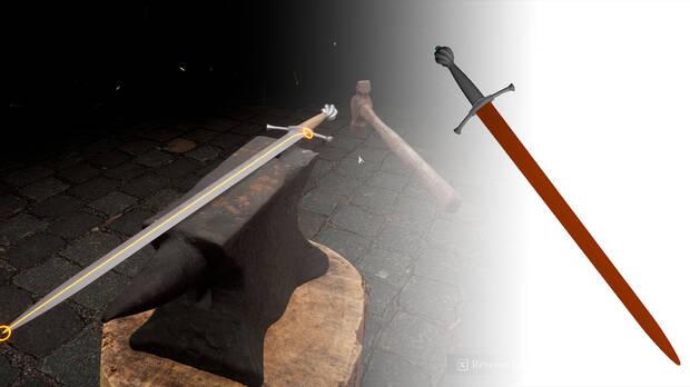 Cualquier arma forjada en Bladesong puede llevarse a la realidad gracias a la exportación de archivos STL y la impresión 3D.