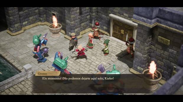 Los mejor de DQVII Reimagined son sus historias, cada una con su propios personajes y trasfondo.