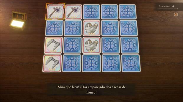 Se incorpora un minijuego de parejas que se agradece para dar algo de variedad al conjunto.