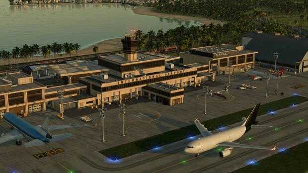 La llegada de los helic�pteros permite trazar rutas directas en terrenos donde antes era imposible operar.