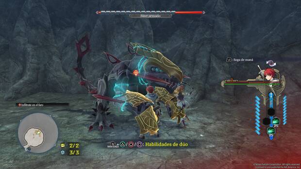 Los combates son frenéticos.