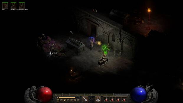 Tanto en lo visual como en lo jugable, el Brujo encaja de maravilla con Diablo II sin transmitir la sensaci�n de ser algo anacr�nico.