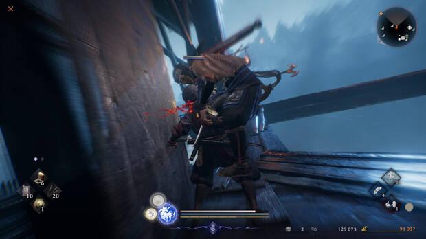 El ninja hace m�s da�o por la espalda y en las ejecuciones.