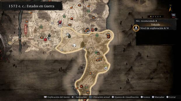 Al realizar actividades en una zona, aumentamos el nivel de exploraci�n y desbloqueamos varios beneficios en ese �rea.