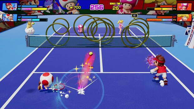 La raqueta ya no tiene barra de vida, pero s� los tenistas: si se acaba en dobles, el compa�ero jugar� un punto en solitario.