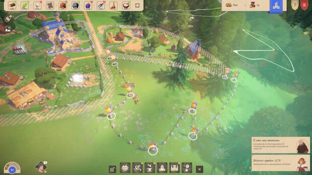 La libertad del sistema de zonificaci�n permite crear urbes medievales con un crecimiento natural y �nico.