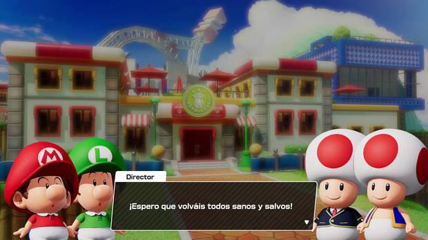 El modo historia contiene algunas conversaciones, con una trama simple aunque agradable de seguir.