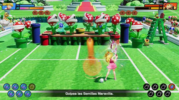 Tenemos pistas inspiradas en el universo Super Mario, aunque se echa en falta que haya m�s.