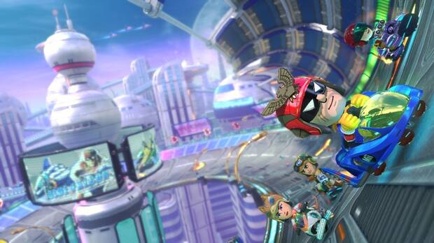 Los amiibos desbloquean monos de competición para los Miis. Les da un toque diferente si tienes acceso a las figuras, pero no justifica su compra.