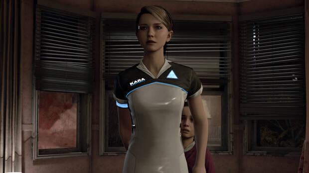 Kara, el detonante de la creación de esta aventura, será uno de los tres personajes que controlaremos.